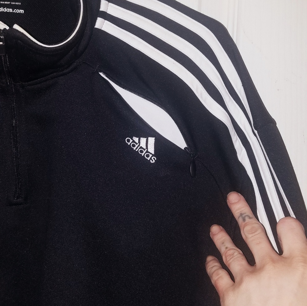 Adidas three stripes track jacket 2XL